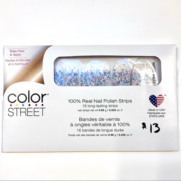 COLOR STREET LESS BITTER MORE GLITTER NAIL STRIPS - Picture 2 of 2